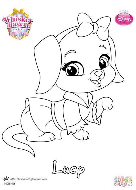 Whisker Haven Lucy Princess coloring page | Free Printable Coloring Pages