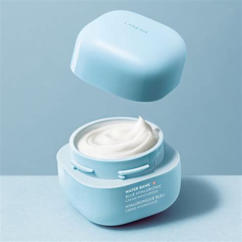 Water Bank Blue Hyaluronic Cream Moisturizer Blue Container Night