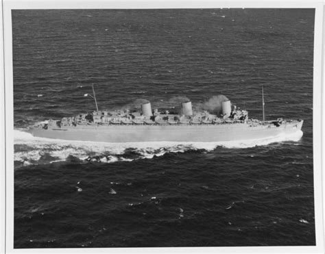 Rms Queen Mary Underway At Sea At High Speed While Serving As A