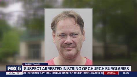 Virginia Man Arrested In String Of Church Burglaries Youtube