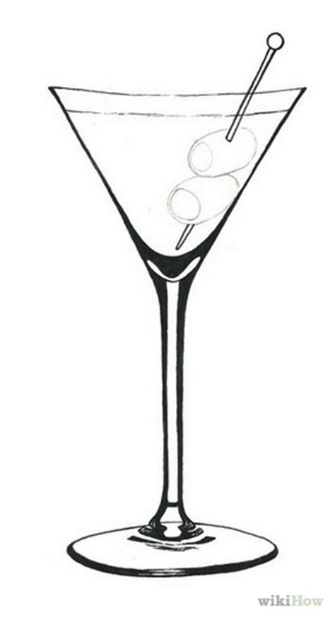 Cocktail Glass Drawing - ClipArt Best