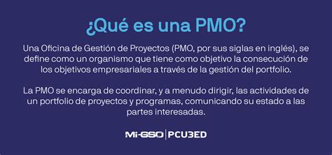 ¿qué Es Una Pmo La Guía Completa — Migso Pcubed