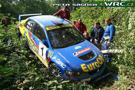 Pech Václav jun Uhel Petr Mitsubishi Lancer Evo IX Rally JVP