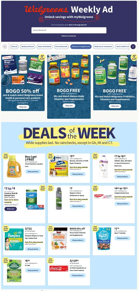 Walgreens Weekly Ad Sneak Peek Preview