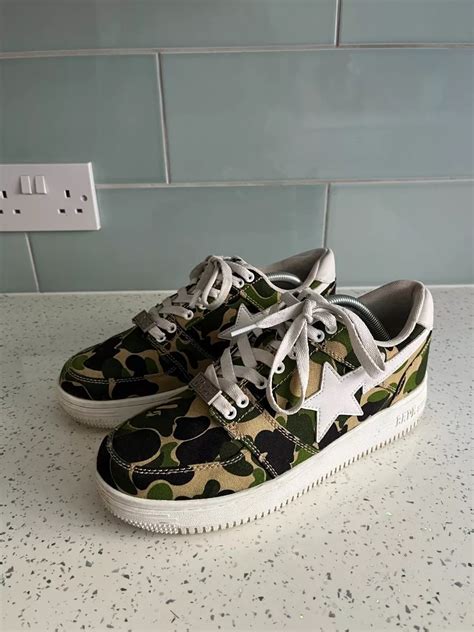 A Bathing Ape Bapesta Abc Camo 20th Anniversary Green Cnt Canon