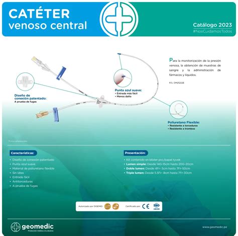 Los Mejores Catéteres Venosos Centrales en Venta GeoMedic