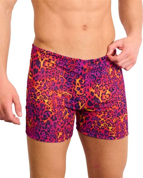 Kiniki Men S Tan Through Swim Shorts Swimwear Hot Leopard Shopstyle