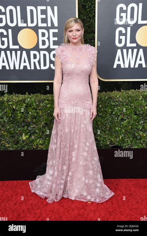 Kirsten Dunst Arrives At The 77th Golden Globe Awards Held At The