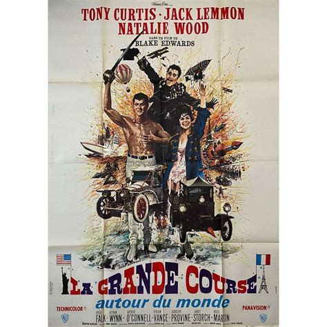 THE GREAT RACE French Movie Poster 47x63 In 1965 Style B