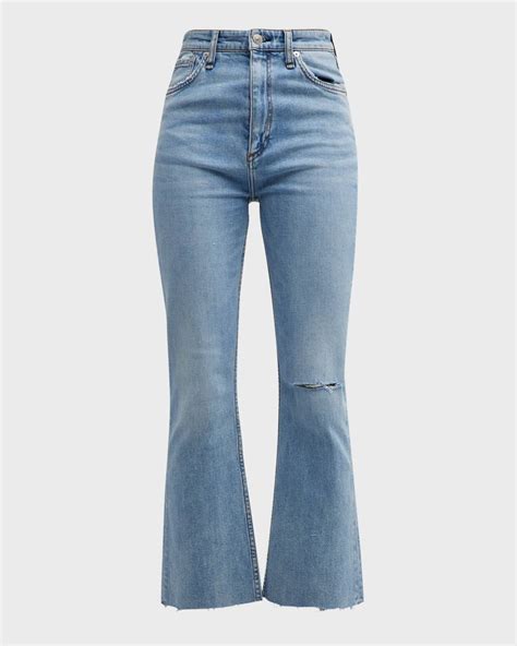 Rag Bone Casey High Rise Ankle Flare Jeans Neiman Marcus