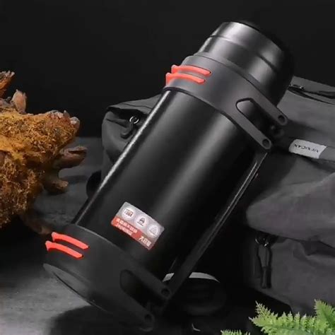 Thermos Flask ml Stainless Steel Bottle Hot Cold Botol Thermal Flasks Air Panas 不锈钢冷热保温瓶