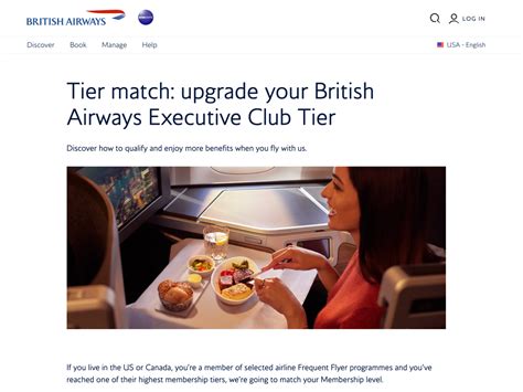 Free Status Match to British Airways [U.S. and Canada Residents]