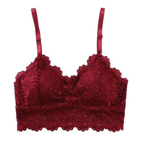 Women Bra Floral Lace Bralette Underwear Sexy Lingerie Seamless