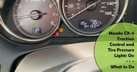 Mazda CX 5 Traction Control And Tire Pressure Lights On What To Do