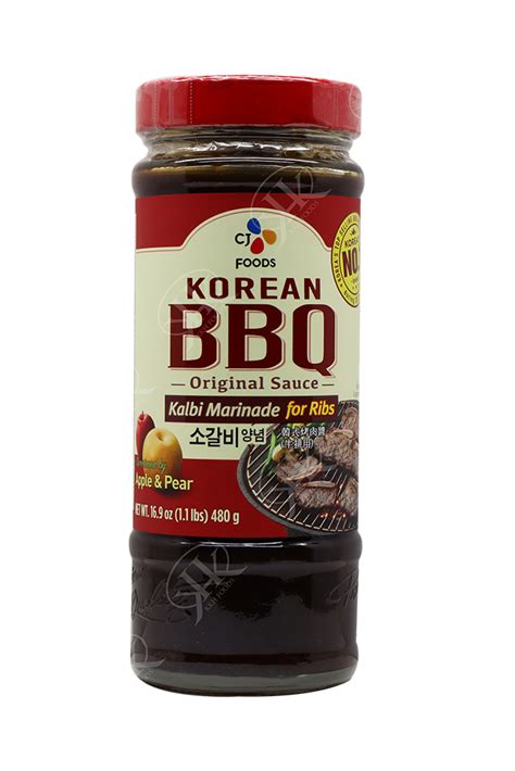 CJ BBQ Sauce Kalbi 12x480g - KKH Foods