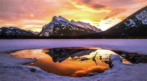 Super sunrise in Banff National Park Photograph by Martin Pedersen