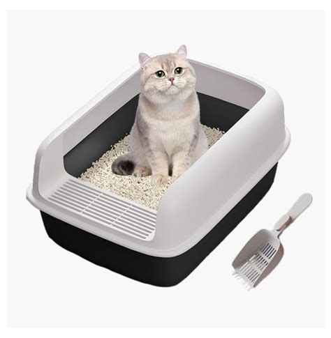 Cat Litter Box High Wall Cat Litter Box With Side Opening Cat Litter