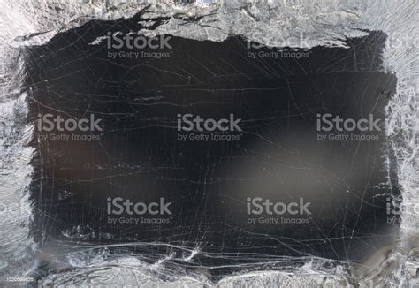 Texture Gray Dark Abstract Molten Metal Background Stock Photo