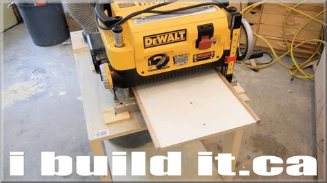 Mobile Planer Stand For DeWalt DW735 YouTube