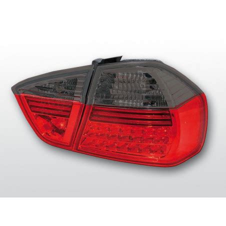 Feux Arrière BMW E90 Berline 03 05 08 08 à Leds Rouge Fumé