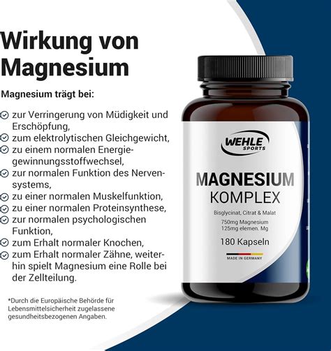 Wehle Magnesium Komplex Bisglycinat Malat Citrat 180 St Shop Apotheke