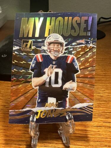 RARE 2021 Clearly Donruss Mac Jones CASE HIT Holo Mosaic My House RC