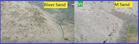 M sand vs River sand - Application, Strength, workability, Quality, etc.