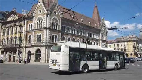 Cluj Napoca Str Horea Troleibuz Nr Autobuz Nr Youtube