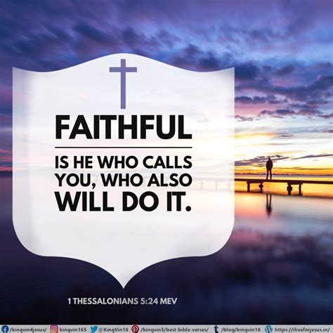 faithful is he – I Live For JESUS