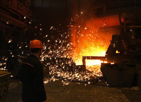 Smelter workers Stock Photo 04 free download