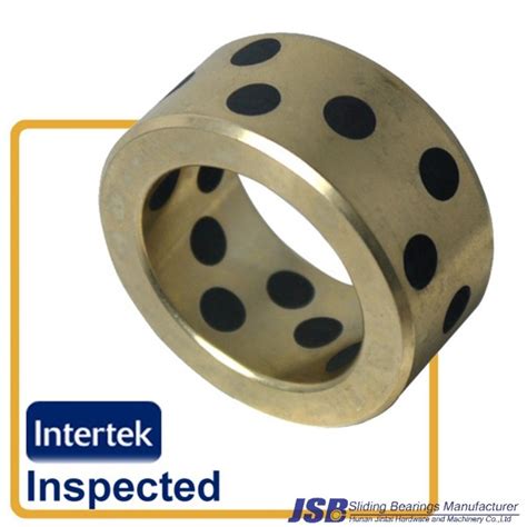 Solid Bronze Bearing With Graphite Lubricating