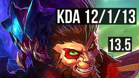 REK SAI Vs WUKONG JNG 12 1 13 1 2M Mastery Godlike KR Diamond