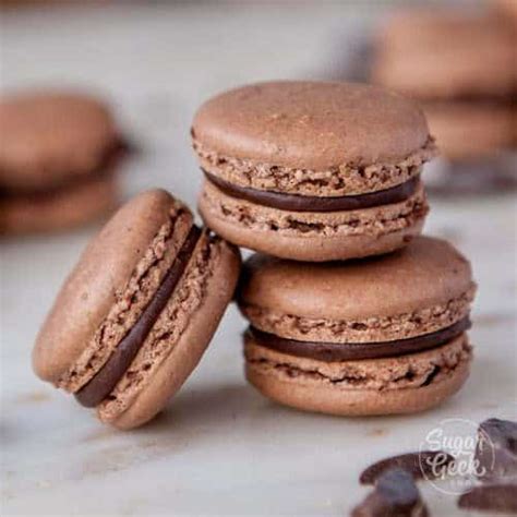 Chocolate Macaron Recipe For Beginners Sugar Geek Show