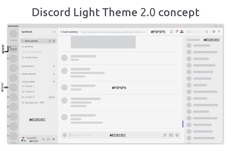 A concept to improve Discord's light Theme? – Discord