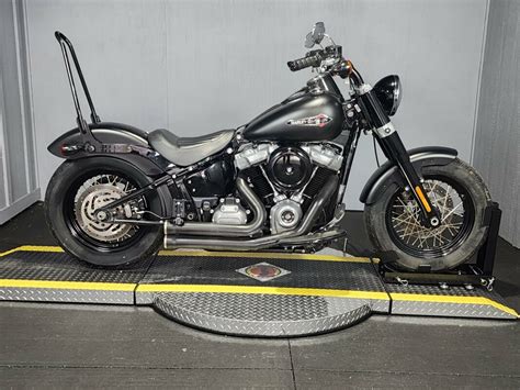 Harley Davidson Softail Slim Flsl Black Denim Valley Harley