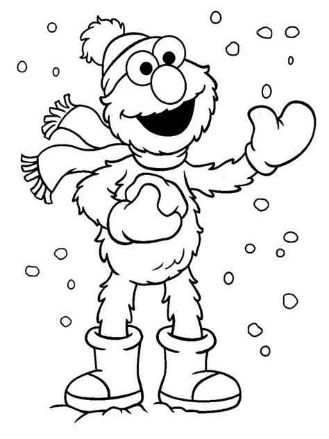 Free Printable Elmo Coloring Pages