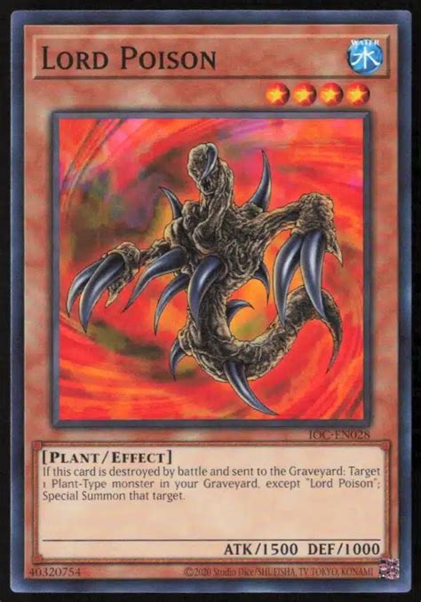 2020 Yu Gi Oh Invasion Of Chaos 25th Anniversary Edition Lord Poison