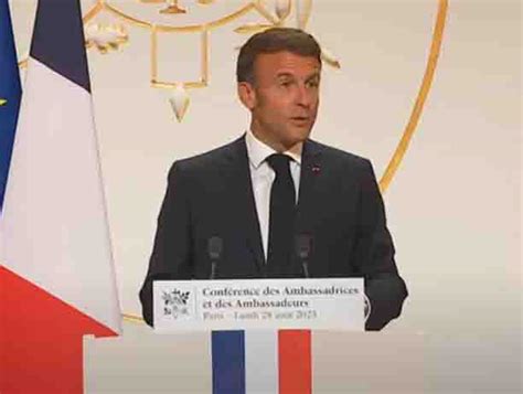 France Elysée Discours d Emmanuel Macron depuis sa résidence