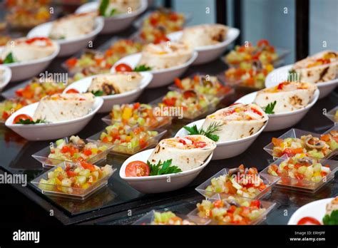 Buffet Meal At A Hotel Continental Breakfast Stock Photo Alamy