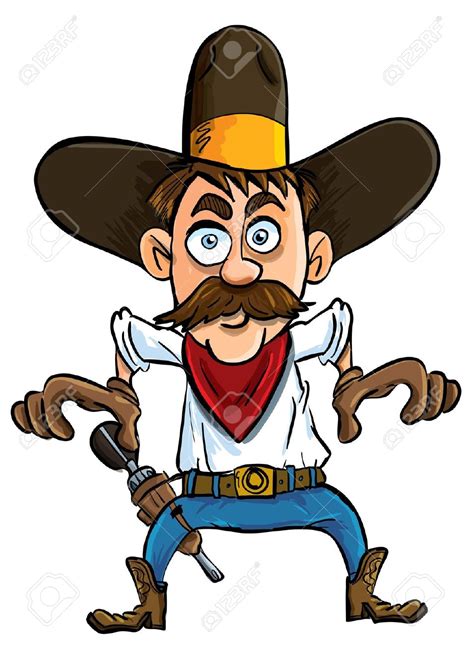 Cowboy Cartoon Drawing At Explore Collection Of