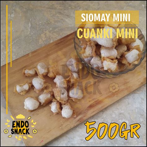 Jual 500 Gr Siomay Mini Kerikil Cuanki Pangsit Gurilem Garut Toping