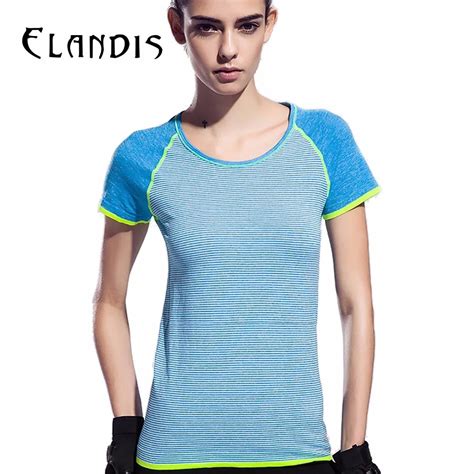 Flandis Yoga Top Short Sleeves Sport T Shirt Women Fitness Quick Dry