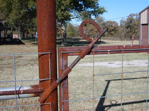 Pin By Travis On Metal Fence Building Ideas Cattle Gate Gate Latch