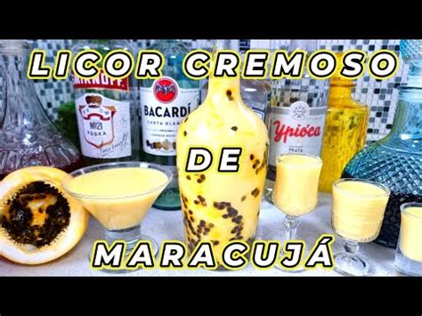 Licor Cremoso de Maracujá Licor de Maracujá Trufado YouTube