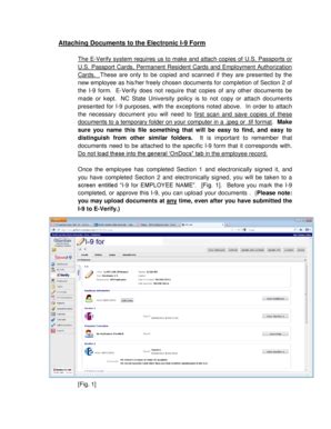 Fillable Online Ncsu Attaching Documents To The Electronic I 9 Form