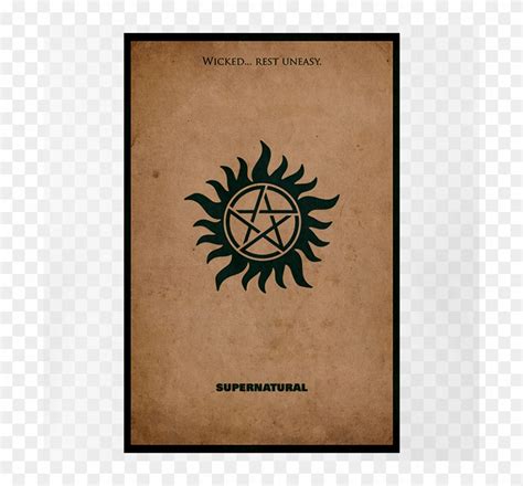 Supernatural Minimalist Poster Design Supernatural Demon Seal Tattoo