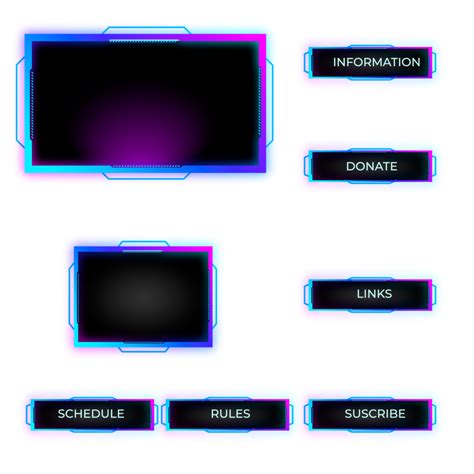 twitch overlay gamer and streamer 17374636 PNG