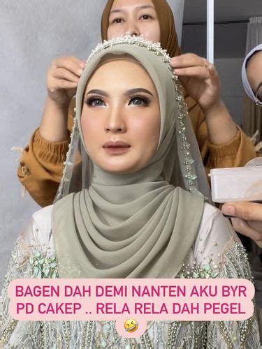 5 Inspirasi Model Hijab Pengantin Kekinian Dan Simpel Bikin Pangling