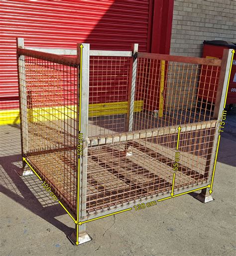 Heavy Duty Stackable Steel Cages Cm Wide Cm Long Cm High