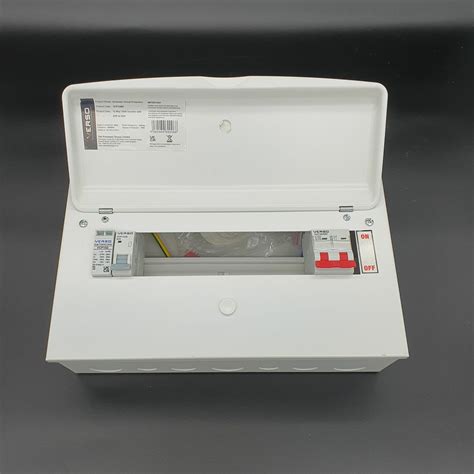 Verso 10 Way Consumer Unit Spd 100 Amp Main Switch